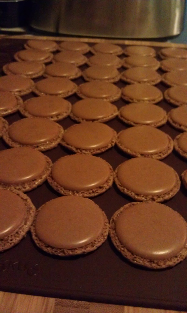 Chocolate Macaron Caps